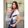 Multi Grow Carrier: Little Herringbone Grey, 100% cotton, jacquard