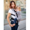 Multi Grow Carrier: Little Herringbone Grey, 100% cotton, jacquard