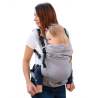 Multi Grow Carrier: Little Herringbone Grey, 100% cotton, jacquard