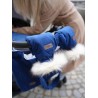 Rękawice do wózka Muff&Go Big Diamonds Deep Blue