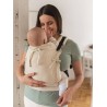 Babytragen Multi Soft: Little Herringbone Natural Linen,60% Baumwolle 20% Leinen 20% Bambus, Jacquardstoff