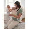 Babytragen Multi Soft: Little Herringbone Natural Linen,60% Baumwolle 20% Leinen 20% Bambus, Jacquardstoff