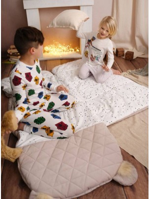 Schlafsäckchen Dream Catcher Triangles Vanilla Cream 170x75 cm