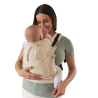 Babytragen Multi Soft: Little Herringbone Natural Linen,60% Baumwolle 20% Leinen 20% Bambus, Jacquardstoff