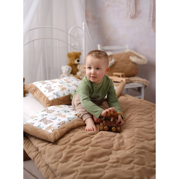 Komplet pościeli Caramel Teddy Dreams