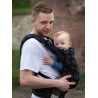 Multi Grow Carrier: Dots Dark Grey, 100% cotton, jacquard