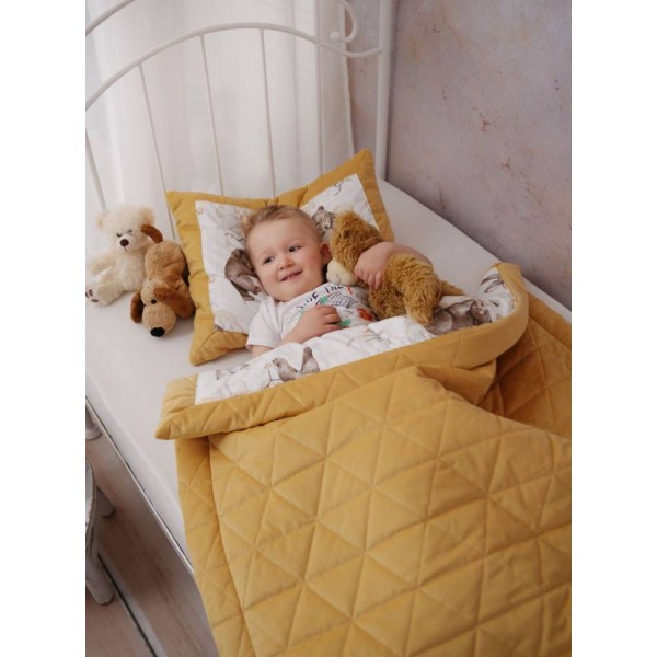 Komplet pościeli Mustard Bears Dreams