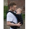 Babytrage Multi Grow: Dots Dark Grey, 100% Baumwolle, Jacquardstoff