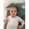 Pillow-Little Angel Leaves Ocean Green