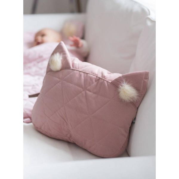 Kissen - Katze Triangles Pink