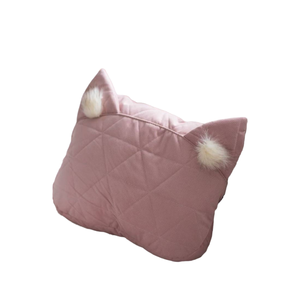 Kissen - Katze Triangles Pink