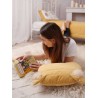 Pillow-Cat Triangles Mustard