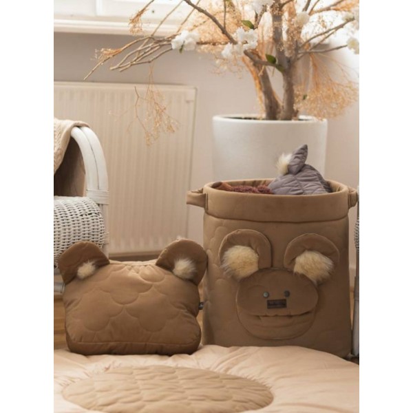 Pillow-Teddy Bear Caramel Teddy in Clouds