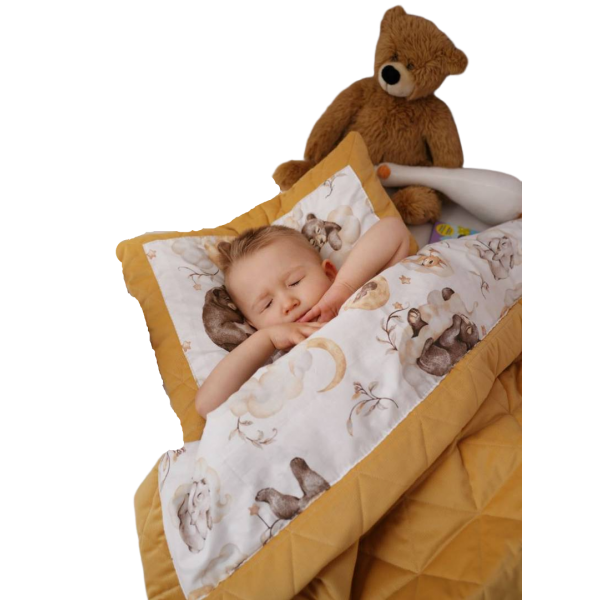 Komplet pościeli Mustard Bears Dreams