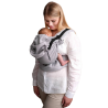 Babytragen Multi Soft: Delicate Grey Bamboo, 80% Baumwolle 20% Bambus, Jacquardstoff