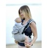 Babytrage Multi Grow: Delicate Grey Bamboo, 80% Baumwolle 20% Bambus, Jacquardstoff