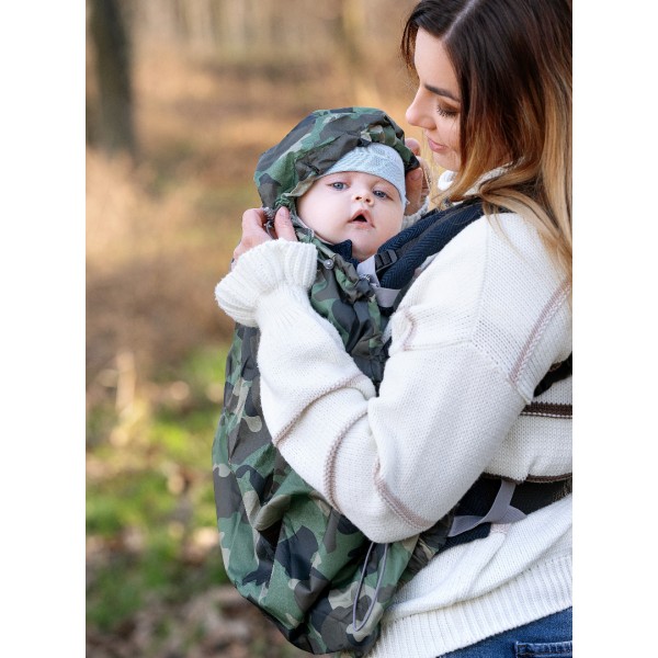Rain cover for baby carrier Military Protect Drop