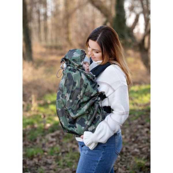 Rain cover for baby carrier Military Protect Drop