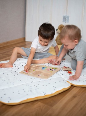 Śpiworek Dream Catcher Triangles Mustard 120x60 cm