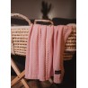 Gestrickte kinderdecke Pink, 100% baumwolle, 90x65 cm