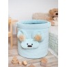 Kosz na zabawki Teddy Triangles Aquamarine