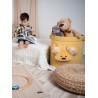 Kosz na zabawki Teddy Triangles Mustard