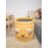 Kosz na zabawki Teddy Triangles Mustard