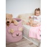 Kosz na zabawki Teddy Triangles Pink