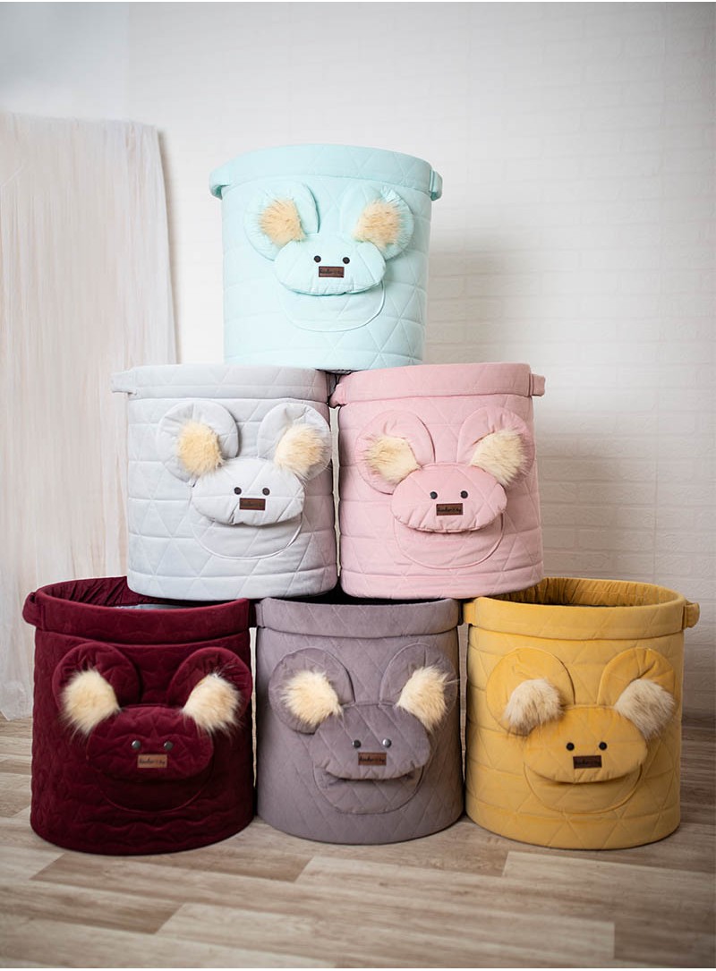 Kosz na zabawki Teddy Stars Maroon