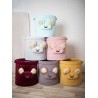 Kosz na zabawki Teddy Stars Maroon