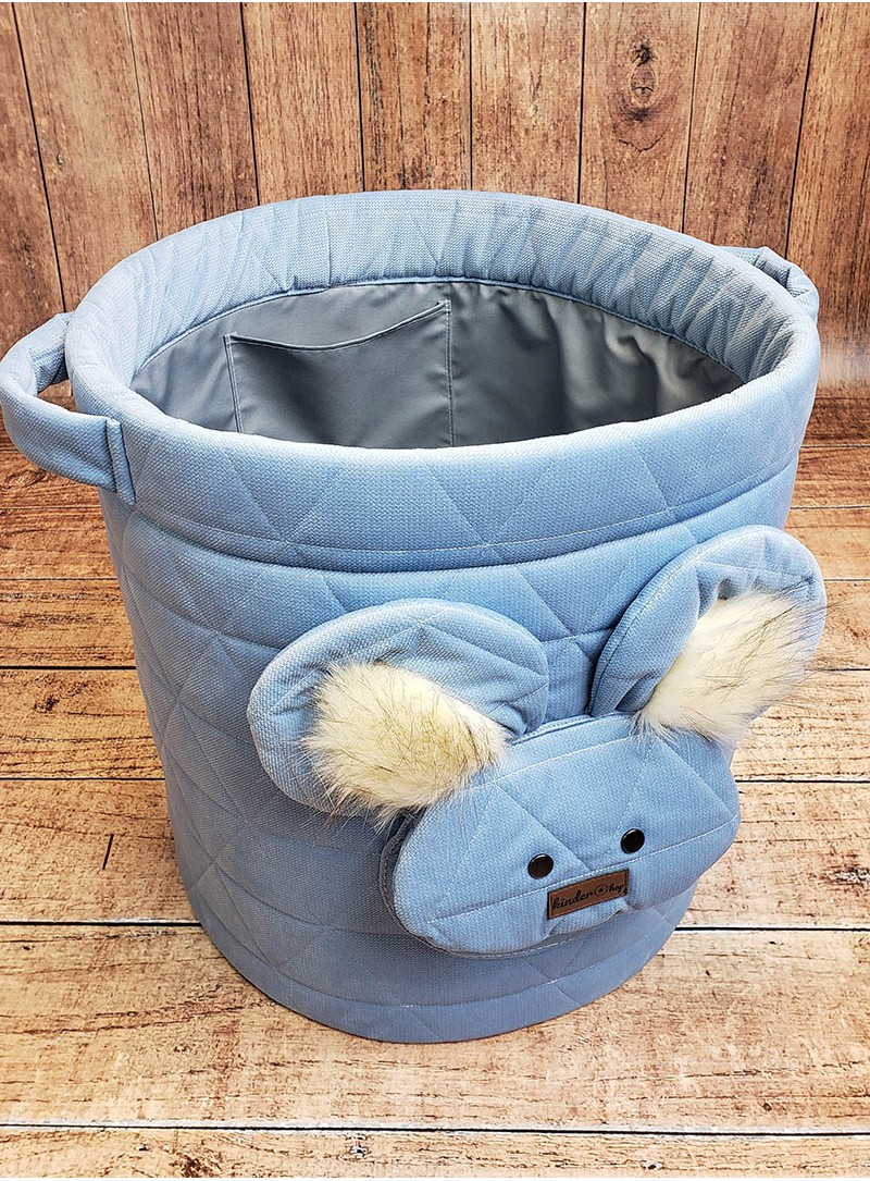 Teddy Toy basket Triangles Jeans
