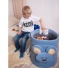 Teddy Toy basket Triangles Jeans