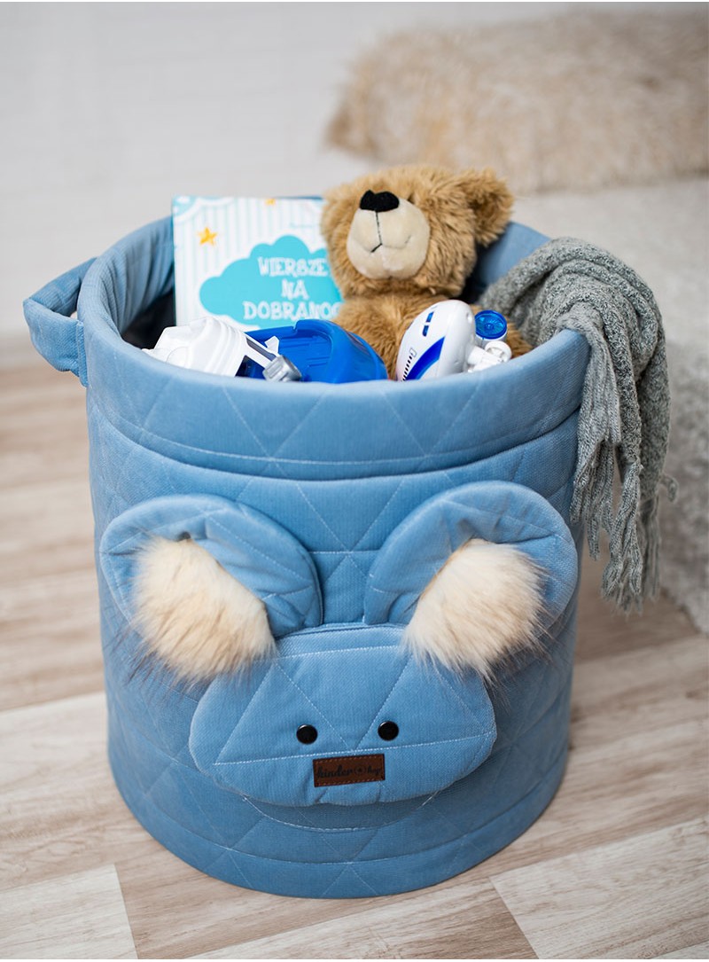 Teddy Toy basket Triangles Jeans