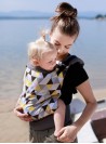Basic Carrier: Yellow Triangles, 100% cotton