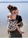 Babytrage Basic: Yellow Triangles, 100% baumwolle