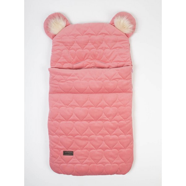 Säuglingsschlafsäckchen Dream Hearts Strawberry 6in1 80x45 cm