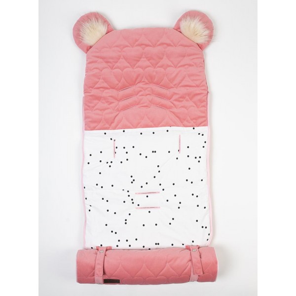 Säuglingsschlafsäckchen Dream Hearts Strawberry 6in1 80x45 cm