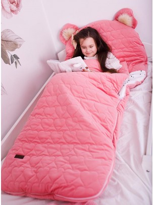 Dream Catcher Sleeping Bag Hearts Strawberry 170x75 cm