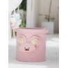 Kosz na zabawki Teddy Triangles Pink