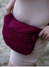 Waist Bag Diamond Maroon