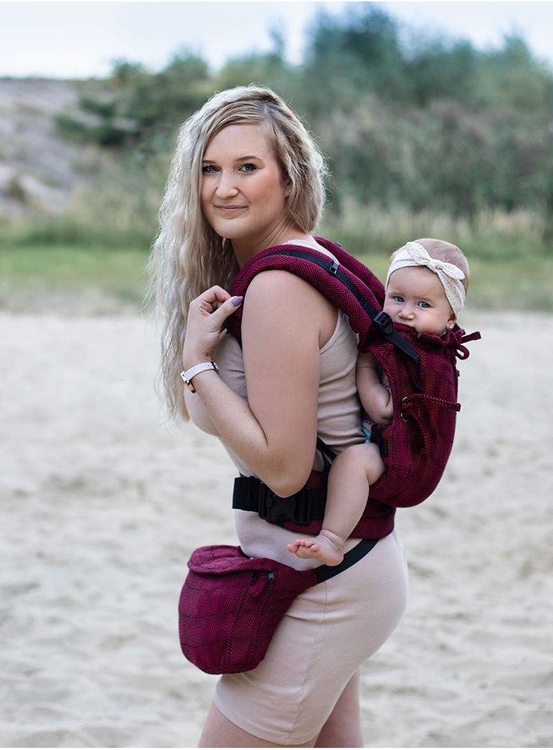 Hüfttasche Diamond Maroon