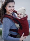 Babytrage  Multi Grow: Diamond Maroon, 100% Baumwolle, Jacquardstoff