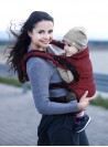 Babytrage  Multi Grow: Diamond Maroon, 100% Baumwolle, Jacquardstoff