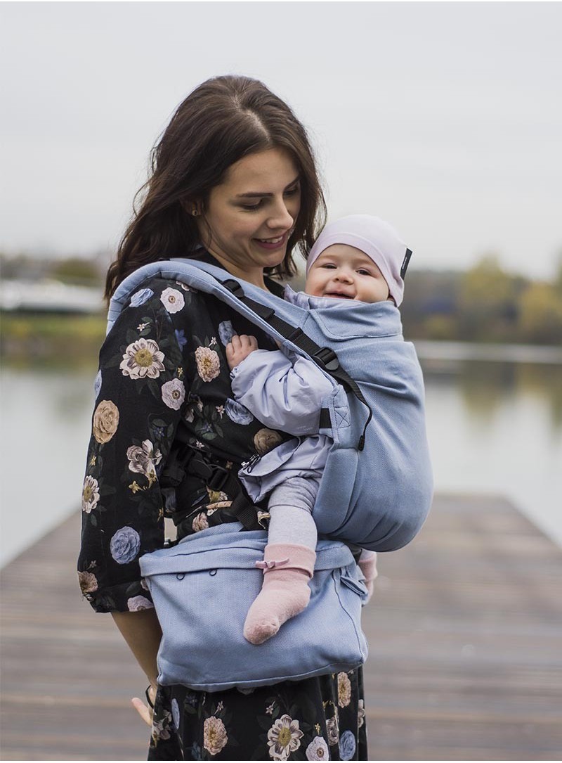 Nerka biodrowa Little Herringbone Blue