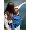 Multi Grow Carrier: Dots Light Blue, 100% cotton, jacquard