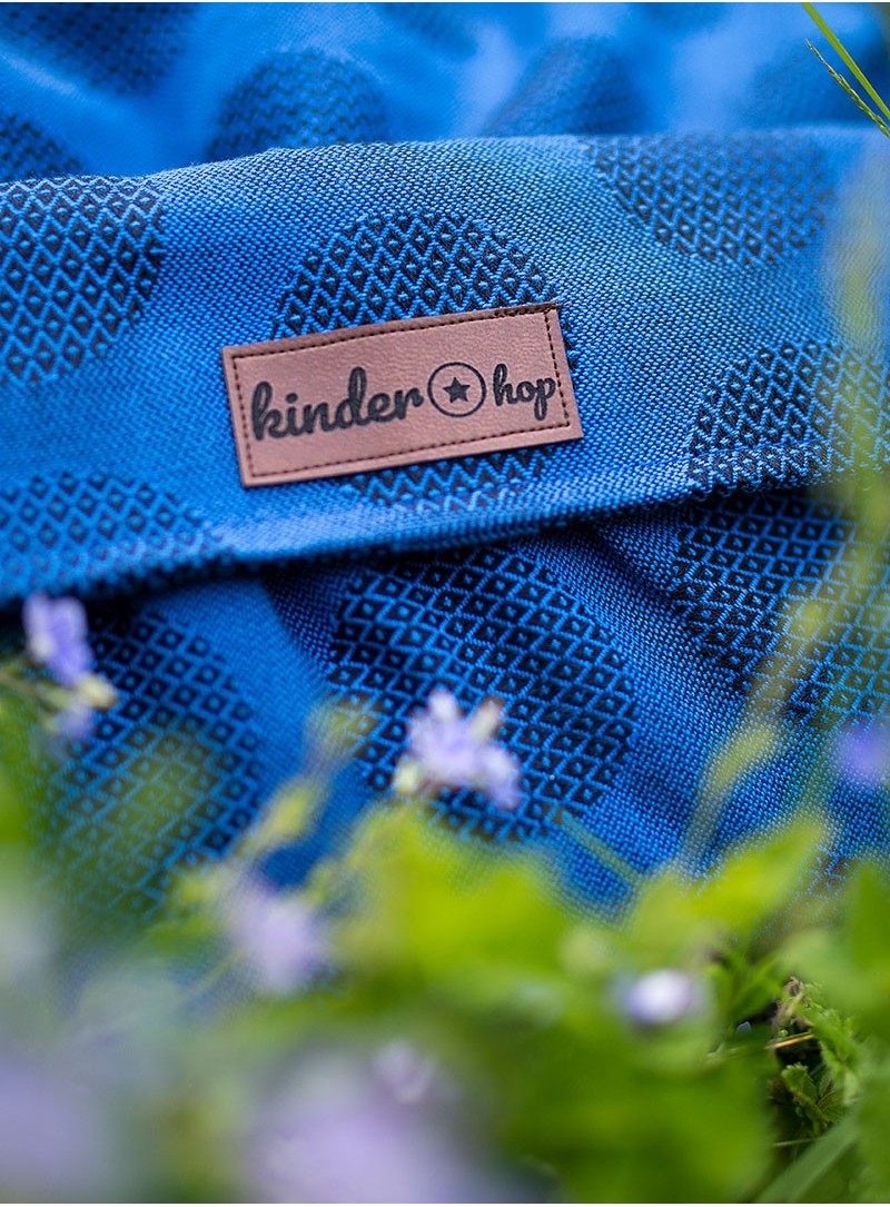 Nosidełko Multi Grow: Dots Blue, 100% bawełna, żakard