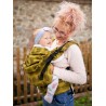 Multi Grow Carrier: Dots Yellow, 100% cotton, jacquard