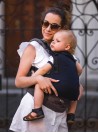 Multi Grow Carrier: Diamond Dark Blue, 100% cotton, jacquard