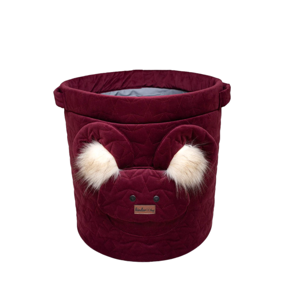 Kosz na zabawki Teddy Stars Maroon