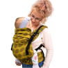 Multi Grow Carrier: Dots Yellow, 100% cotton, jacquard